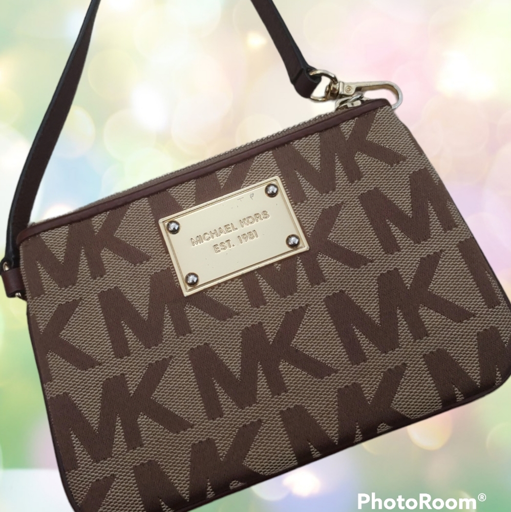 Michael Kors purse bag used 1x canvas